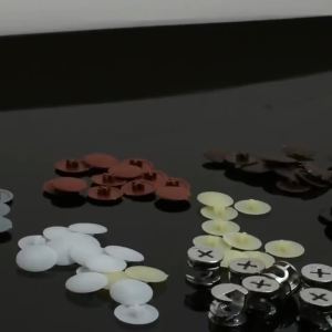 100Pcs Plastic Nuts Bolts Covers Exterior Protective Caps Practical Self-tapping Screws Decor Cover Furniture Hardware Tools