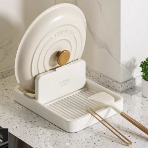 Giá Để Nắp Chảo Nhà Bếp Sang Trọng Nhẹ Giá Để Dụng Cụ Nhà Bếp Giá Để Rây Giá Để Đũa Giá Để Đồ Dùng Nhà Bếp Bằng Nhựa