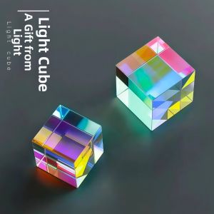 Colorful Prism Light Capturing Glass Display Item