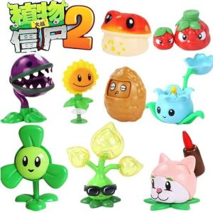 Đồ Chơi Trò Chơi Chiến Tranh Thực Vật Và Quái Vật Dual Pea Shooter 3 Leaf Grass Twin Sunflower Nut Vỏ Bọc Hoạt Hình Cho Trẻ Em