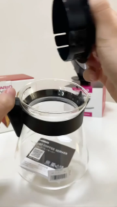 Bình server đựng cà phê Hario V60 Coffee Server size 02-700ml thủy tinh chịu nhiệt cao cấp VCS-02B