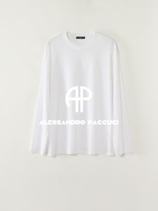 100 Cotton Round Neck Long Sleeve Casual T-shirt