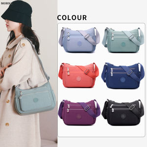 MORNA Women Shoulder Bag Handbag Nylon Waterproof CrossBody Bag Ladies Messenger Bag
