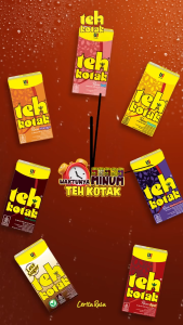 Teh Kotak Rasa 300ml x 24pcs (Karton) / Minuman Teh Dalam Kemasan Berbagai Rasa