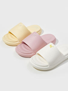 UTUNE Anti-odor Massage Bathroom Slippers Thick Sole Soft Anti-slip Slides for Women Men Shower Platform Shoes Indoor Slipper Summer