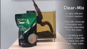 Dymax Clear Mix - Crystal Clear Water Removes Discoloration & Reusable Aquarium Solution (100ml)