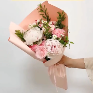 20pcs Two-Color English Letter Korean Style Wrapping Paper Bouquet Decorative Gift Wrapping Paper