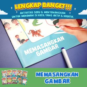 BUKU PAKET TEMATIK TK LEARN & PLAY TK A DAN B CREATIVE ACTIVITY BOOK AKTIVITAS ANAK CERDAS