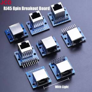 JCD | Bo Mạch Breakout RJ45 JCD 1 Cái Có Đèn LED Đầu Nối Cái 8P8C Bộ Chuyển Đổi RJ45 Bo Mạch Thử Nghiệm Với Chân Cắm Cho Kiểm Tra Mạng