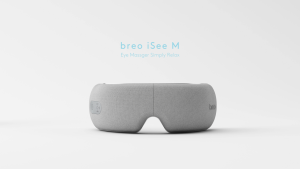 Breo iSee M High-End Eye Massager - Hot Compress Massage to Relieve Eye Pain and Tiredness -3D Air Pressure - Folding Design - Perfect for Office & Travel