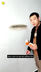 Cây lăn sơn tường sơn trắng cao cấp làm sạch tường bị vẽ bẩn ố vàng nấm mốc 500g