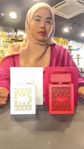 Original Now White Now Red and Now Black by Rave Rouge 100ML An elegant oriental blend of peach mandarin and tuberose harmonizing with gardenia iris jasmine and a base of sandalwood vanilla and vetiver. Luxurious mix of black currant bergamot