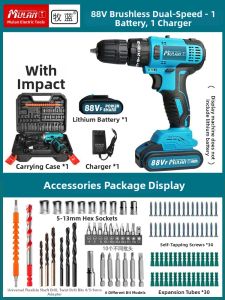 MULAN | Rechargeable Impact Multifunctional Lithium Electric Hand Drill