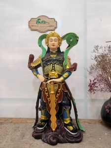 Tượng Tiêu Diện hoặc Hộ Pháp 70cm Composite | Tượng Phật Hoa Tiên