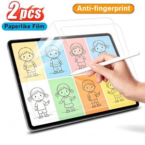 Matte Paperlike Texture Screen Film For iPad Pro 11/13 M4 M5 iPad 10 11th 12th Air 6 7 8th Writing Drawing Tablet Screen Guard