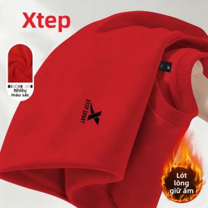 XTEP | Áo Hoodie Len Mềm Ấm Cho Nam Đeo Được Mùa Xuân