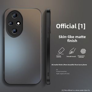 Huawei Honor 200 pro Silicone Case Mens Simple Business Style Anti-Fingerprint Protective Cover Anti-Fall Pure Color Matte Finish