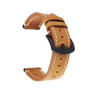 18 19 20 21 22 24 mm Quick Release Retro Calf Leather Watch Strap Replacement for Universal Watch Bracelet Accessories