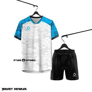 Jersey futsal pria wanita dewasa polosan