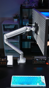 ขาตั้งจอมอนิเตอร์ Humanmotion HT-Zero-1Y-01 Friction-Free Monitor Arm | สำหรับจอ 17-40 นิ้ว รับประกัน 3 ปี