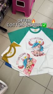 BAJU T-SHIRT COTTON CARTOON DESIGN/CARTOON SHIRT/CASUAL T-SHIRT 100% COTTON OFFER MURAH READY STOCK GOOD QUALITY