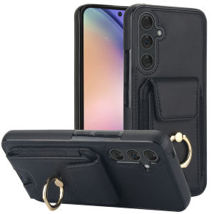 Card Case For Samsung Mobile Phone Shell Cards Slot Case Leather Cover With Card holder Casing Cases For Samsung Galaxy A16 A56 A15 A35 A55 A14 A54 A13 A53 A73 A12 A52 A52S A72 A51 A71 Covers Wallet Bag