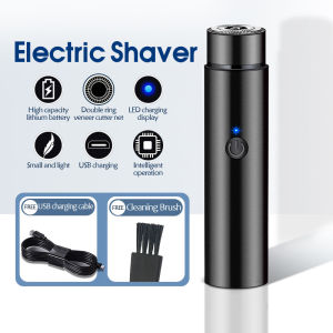 Portable Mini Mens Electric Shaver Waterproof Washable Travel Razor Car Portable Beard Trimmer cukur janggut pencukur janggut misai elektrik 剃须刀电动