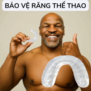 Bảo vệ răng khi chơi thể thao M5 chống ngủ nghiến răng ngậm 1 hàm mouthguard mouthpiece miếng chống nghiến răng-Tiện Ích Vượt Trội