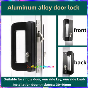New Aluminum798/900 Sliding Type Windows/ Door Lock Set/Handle(White Black) hanging sliding door handle lock with handle aluminum frame door double-page sliding door lock aluminum alloy door lock barb lock
