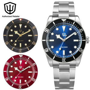 Watchdives WD7922 BB54 Watch VH31 Sweep Second Movement Sapphire Crystal 20bar Waterproof C3 Luminous 37mm Vintage Watches