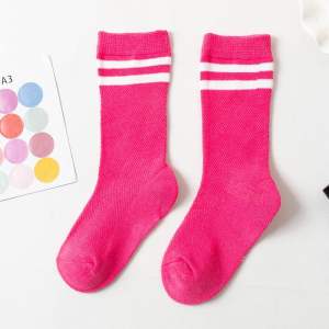 Tất Vớ Dệt Kim Thể Thao Nhiều Màu 2 SỌC  Cổ Cao Phù Hợp BE TRAI BÉ GÁI 3-6 TUỔI