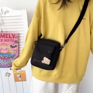 Twenty Bag - Tas Selempang Mini Anak Wanita Pria Terbaru Kekinian MIS YOU TEADY BEAR Korean Style