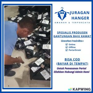 Juragan Hanger - Hanger Kawat Warna Isi 40 pcs Harga Promo Murah Hemat Gantungan Baju Anti Karat