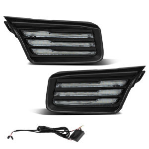 2pcs DRL For Toyota RAV4 RAV-4 Woodland 2026 Daytime Running Light 3-clolors Front Driving Lamp Turn Signal Daylight