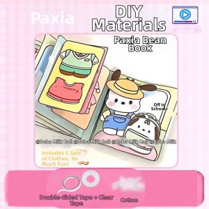 No-cutting DIY Creative Activity Book 4-set