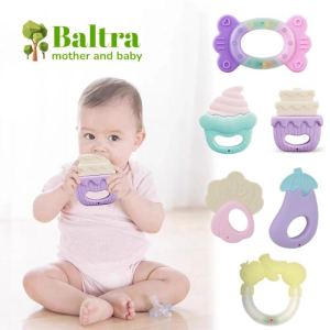 Baltra Newborn Toy Newborn Rattle Can Bite Baby 6-12 Months Old Holds Early Education Educational Pacifier Clip