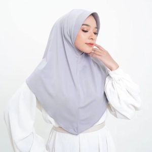 KERUDUNG BERGO OVAL HAMIDAH JUMBO XL | KERUDUNG INSTAN PED ANTEM | JILBAB INSTAN JERSEY UKURAN XL [COD]