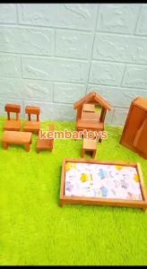 MINIATUR INTERIOR KAMAR MAINAN EDUKASI ANAK