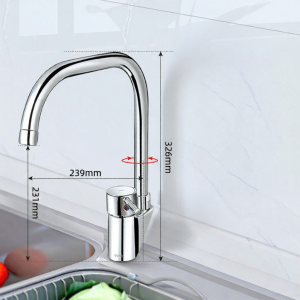 Rotatable Hot and Cold Water Faucet