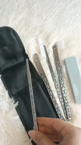 ที่ตัดเล็บขบ อุปกรณ์ เล็บขบอักเสบ ชุดทำเล็บขบอย่างดี สแตนเลสหนาทนมาก มีหินลับมีด มีดตัดเล็บขบ ที่แซะเล็บคมๆ ตัดแต่งเล็บ สไตล์ญี่ปุ่น ร้านไทย ส่งจาก กทม.