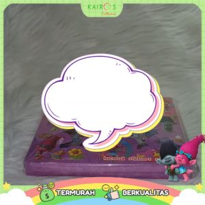 STICKER NONO TROLLS ECER WATERPROOF 1 LEMBAR STIKER