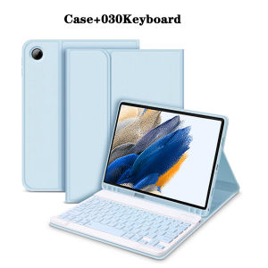 Keyboard Case for Samsung Galaxy Tab A8 10.5 lnchfor Galaxy Tab A8 10.5" Tablet Case with Pencil Holder and Bluetooth keyboard
