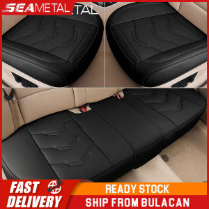 SEAMETAL PU Leather Car Seat Covers 5 Seaters Seatcover Cushion Protector Pad Full Surrounded for SUV Sedan Truck