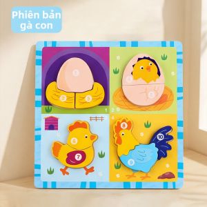 Baoli | Đồ Chơi Ghép Hình Quá Trình Phát Triển Động Vật Giáo Dục