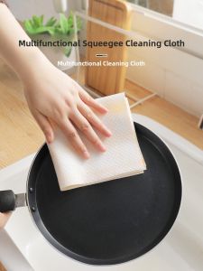 Thickened Frosted Kitchen Cloth Oil Stain Remover Easy to Clean Specialized Scrubber for Range Hood And Household Cleaning
