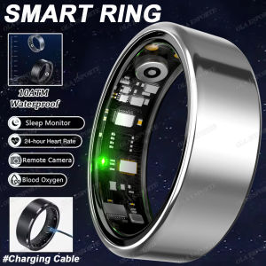 Health Monitor Smart Ring Heart Rate Blood Oxygen Blood Pressure sleep Monitor Multi-sport mode Smartring For Men Women R12