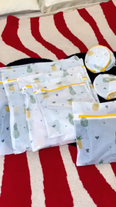 Set 5 Túi Giặt Quần Áo - Túi Lưới Đựng Đồ Lót Quần Áo Trong Máy Giặt Chống Rối  Tránh Bị Xù Lông - Túi Giặt Đồ Lót Máy Giặt Chống Rối Bảo Vệ Quần Áo