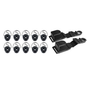 Car Tail Box Tie-Down D Pull Buckle Screw Backseat Headrest Hook Holder for Suzuki Jimny 2019 2020 2021 2022 2023 Accessories