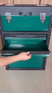 【Free Gift + 24 Hours 】3 in 1 Combined Pull rod toolbox 901 heavy duty portable detachable premium trolleybox