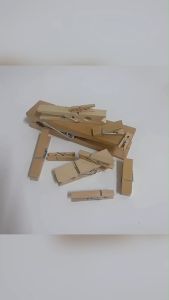 100 Pcs Small Clothes Pins for Photos Mini Wooden Clothes Pins Tiny Clothes Pins for PhotosCraftsHanging PicturesBaby ShowerClip Photo Holders